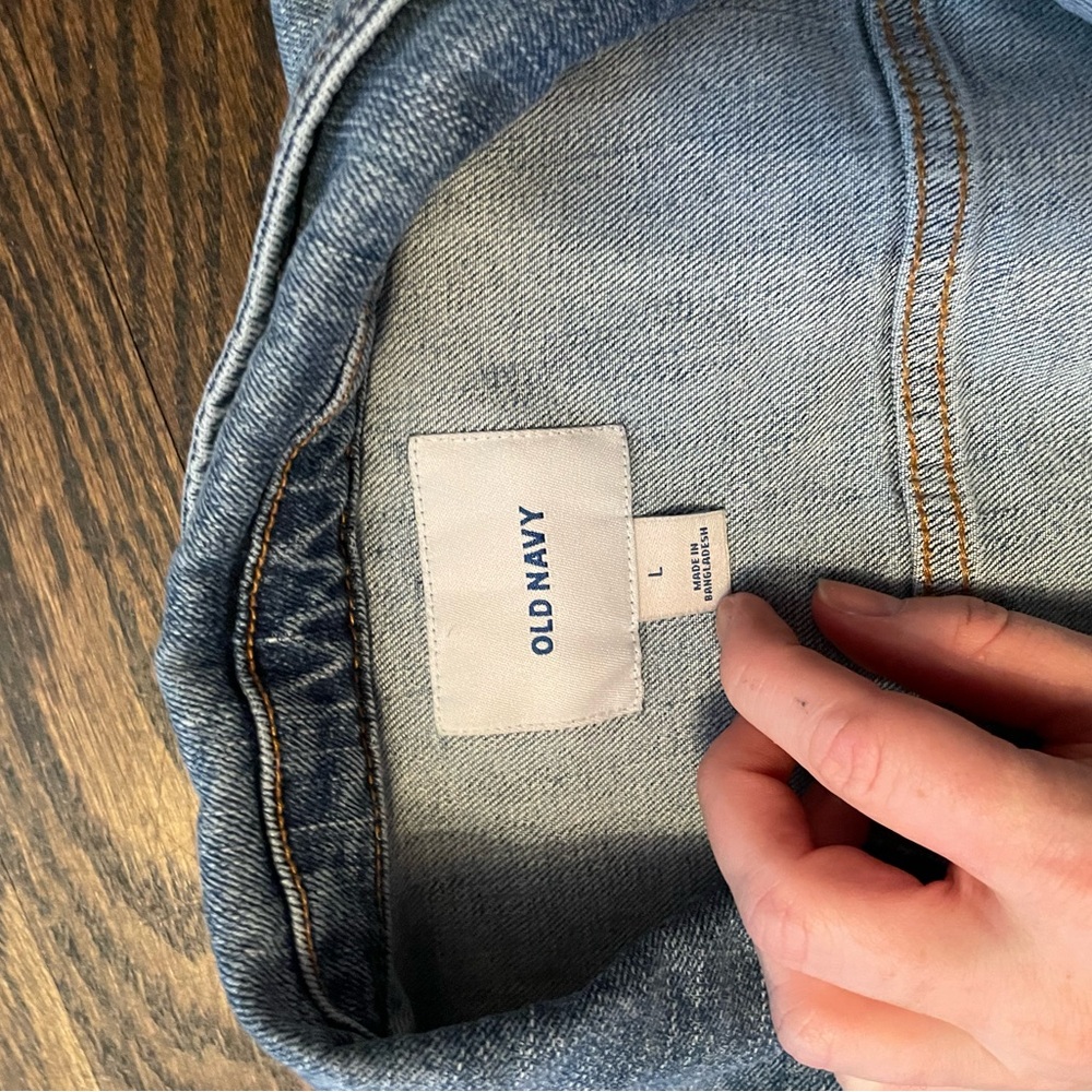 Old Navy Light Blue Denim Jacket - Picture 2 of 4